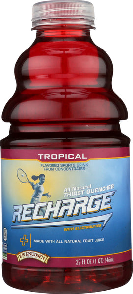 R.W. KNUDSEN: Family Recharge Tropical Drink, 32 oz