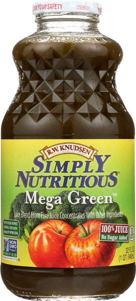 R.W. KNUDSEN FAMILY: Simply Nutritious Mega Green Juice, 32 oz