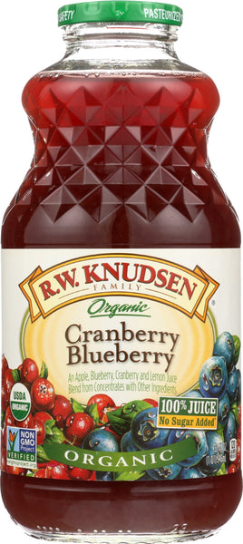 R.W. KNUDSEN: Organic Cranberry Blueberry Juice, 32 oz