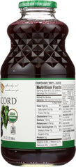 R.W. KNUDSEN FAMILY: Organic Juice Just Concord Grape, 32 oz