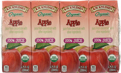 R.W. KNUDSEN: Family Organic Juice Apple 4 Count, 27 oz