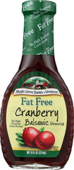 MAPLE GROVE: Fat Free Cranberry Balsamic Dressing, 8 oz