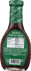 MAPLE GROVE: Fat Free Cranberry Balsamic Dressing, 8 oz