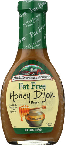 MAPLE GROVE: Fat Free Honey Dijon Dressing, 8 oz