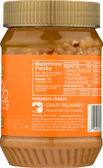 CRAZY RICHARD'S: Crunchy Peanut Butter, 16 oz