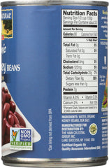 WESTBRAE NATURAL: Vegetarian Organic Kidney Beans, 15 oz