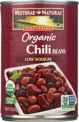 WESTBRAE: Organic Chili Beans, 15 oz