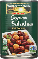 WESTBRAE: Organic Salad Beans, 15 oz