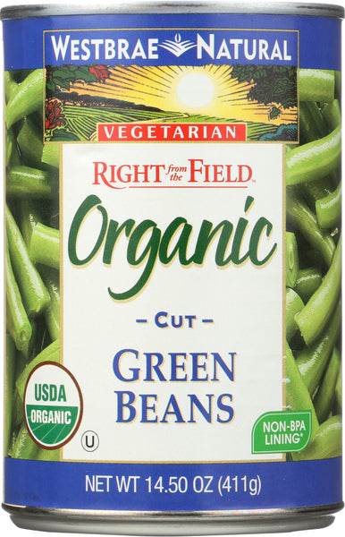 WESTBRAE: BEAN GREEN CUT ORG (14.500 OZ)