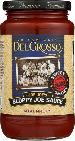 LA FAMIGLIA DELGROSSO: Joe Joes Sloppy Joe Sauce 14 Oz