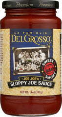 LA FAMIGLIA DELGROSSO: Joe Joes Sloppy Joe Sauce 14 Oz