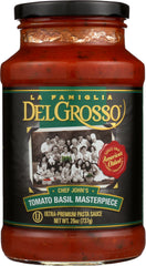 LA FAMIGLIA DELGROSSO: Sauce Pasta Tomato Basil, 26 oz