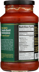 LA FAMIGLIA DELGROSSO: Sauce Pasta Tomato Basil, 26 oz