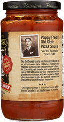 LA FAMIGLIA DELGROSSO: Sauce Pizza Old Style, 13.5 oz