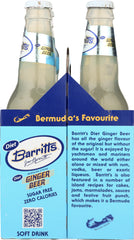 BARRITT'S: Diet Ginger Beer 4x12 Oz Bottle, 48 oz