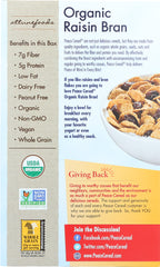 PEACE CEREAL: Cereal Raisin Bran Organic, 11 oz