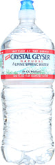 CRYSTAL GEYSER: Alpine Spring Water Sport Cap, 1 lt