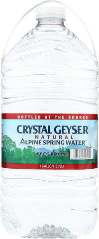 CRYSTAL GEYSER: Alpine Spring Water, 1 gal