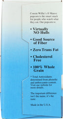 COUSIN WILLIES SIMPLY BETTER: Popcorn White Cheddar Microwave, 1 ea