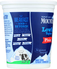 MOUNTAIN HIGH: Yoghurt Low Fat Plain, 32 oz