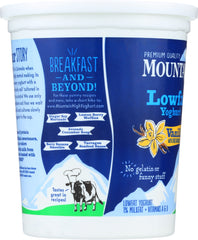 MOUNTAIN HIGH: Yoghurt Low Fat Vanilla, 32 oz