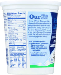 MOUNTAIN HIGH: Yoghurt Low Fat Vanilla, 32 oz