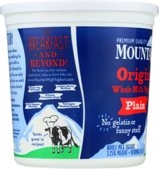 MOUNTAIN HIGH: Yoghurt Plain, 64 oz