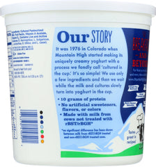 MOUNTAIN HIGH: Yoghurt Plain, 64 oz