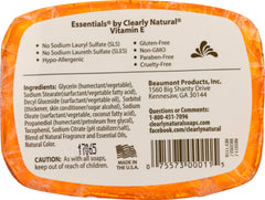 CLEARLY NATURAL: Vitamin E Pure And Natural Glycerine Soap, 4 oz