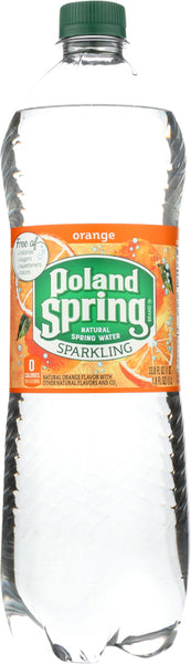 POLAND SPRINGS: Water Spring Sparkle Orange, 1 lt