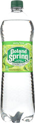 POLAND SPRINGS: Water Spring Sparkle, Lime, 1 lt