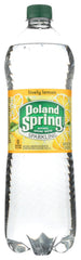 POLAND SPRINGS: Water Spring Sparkle, Lemon, 1 lt