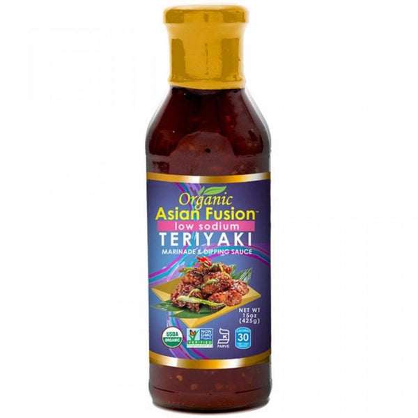 ASIAN FUSION: Sauce Teriyaki Low Sodium Organic, 15 oz