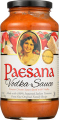 PAESANA: Sauce Vodka All Natural, 25 oz