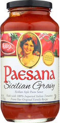 PAESANA: Sicilian Gravy Sauce, 25 oz