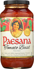 PAESANA: Tomato & Basil Pasta Sauce, 25 oz