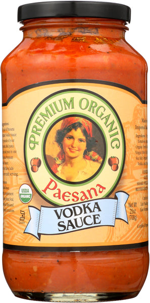 PAESANA: Organic Vodka Pasta Sauce, 25 oz