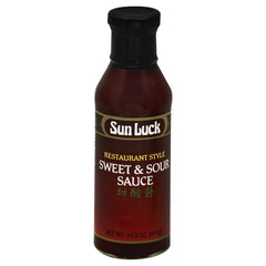 SUN LUCK: Sweet & Sour Restaurant Sauce, 14.5 oz