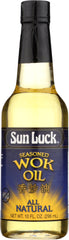 SUN LUCK: Seasoned Wok Oil, 10 oz