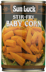 SUN LUCK: Stir Fry Baby Corn, 15 oz