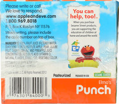 APPLE & EVE: Sesame Street Elmos Punch Juice 8 Pack, 125 ml