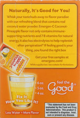 EMERGEN-C: Vitamin C Drink Mix Coconut Pineapple 1000 mg 30 Packets, 9.6 oz