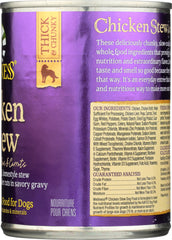 WELLNESS: Chicken Stew with Peas & Carrots Canned Dog Food, 12.5 oz