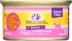 WELLNESS: Chicken Canned Kitten Food, 3 oz