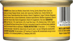 WELLNESS: Adult Chicken and Herring Canned Cat Food, 3 oz