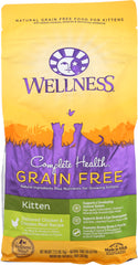 WELLNESS: Complete Health Deboned Chicken Dry Kitten Food, 2.25 lb