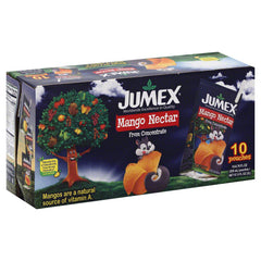 JUMEX: Juice Tetra Pouch Mango, 10 Packs, 67.6 oz