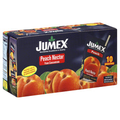 JUMEX: Juice Tetra Wedge Peach 10 Packs, 67.6 oz