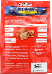LOACKER: Quadratini Hazelnut Wafer 250g, 8.82 oz