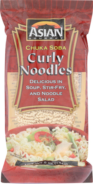 ASIAN GOURMET: Noodle Japan Curly Chuka Soba, 5 oz